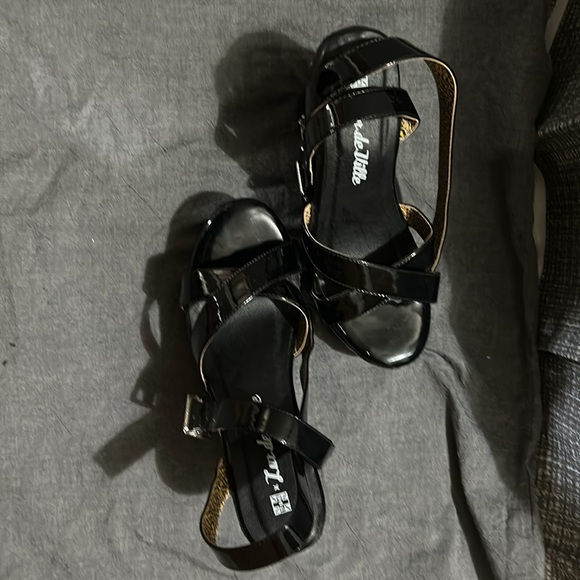 TUK x Lux De Ville Sailor Wedges New Size 9 - Picture 2 of 3